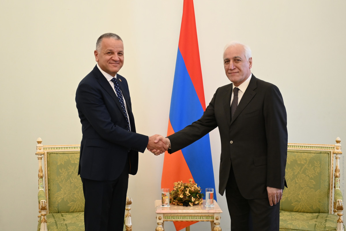 Vassilis Maragos, Ambassador Extraordinary and Plenipotentiary, Head of Delegation of EU to Armenia, presented his credentials to President Vahagn Khachaturyan
