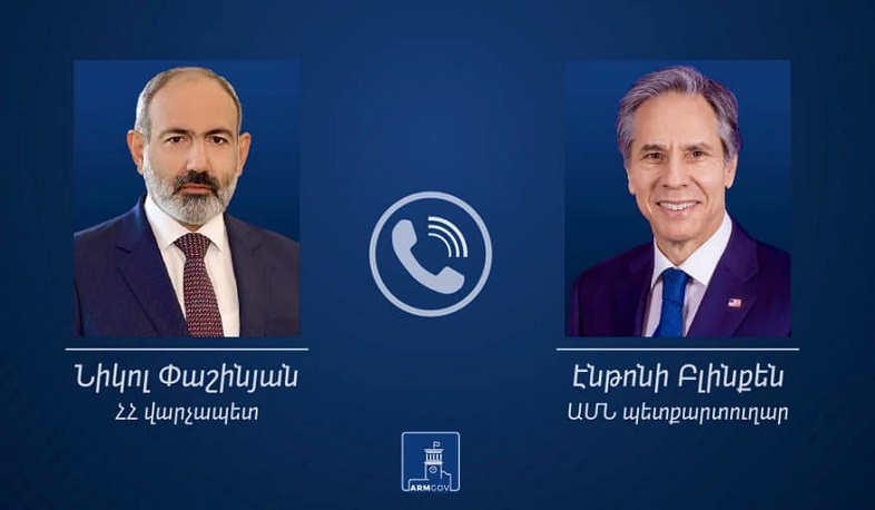 Փաշինյանն ու Բլինքենն ընդգծել են ապաէսկալացիայի համար միջազգային մեխանիզմների կիրառման անհրաժեշտությունը