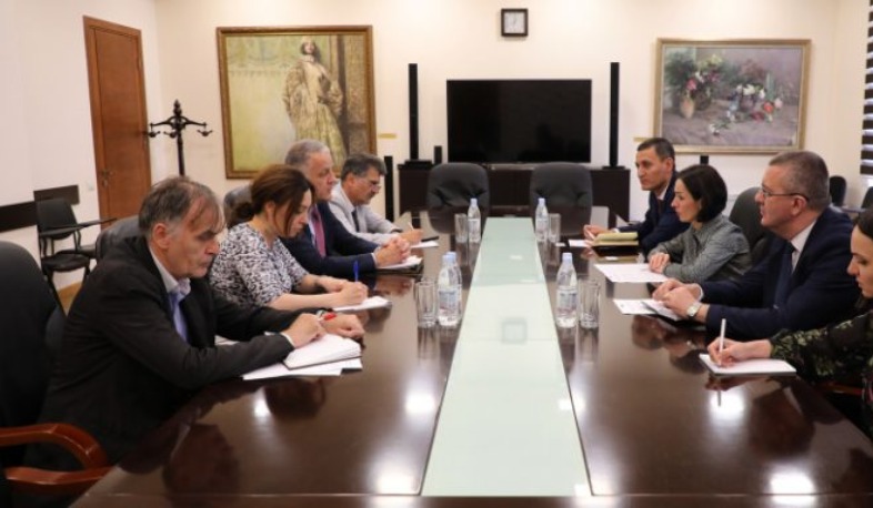 Ժաննա Անդրեասյանը ՀՀ-ում ԵՄ ղեկավարի հետ քննարկել է ԼՂ-ից բռնի տեղահանվածների կրթության իրավունքի հարցը