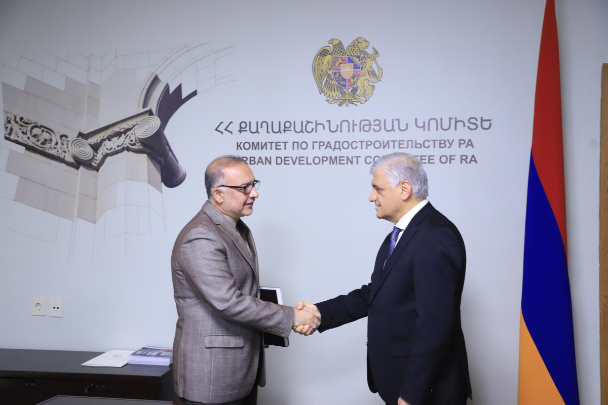 Քննարկվել են քաղաքաշինության բնագավառում հայ-իրանական համագործակցության ընդլայնման հնարավորությունները