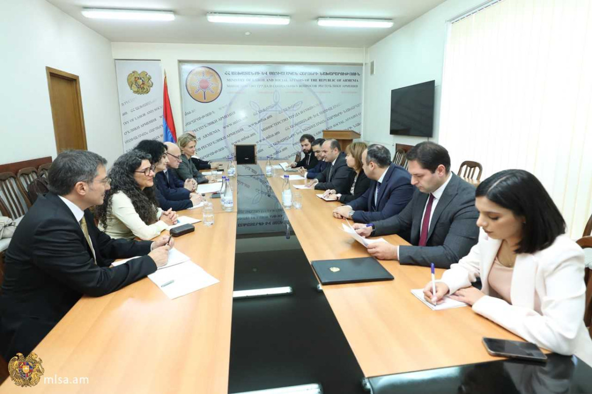 Քննարկվել են աշխատանքի և սոցիալական պաշտպանության ոլորտում ՀԲ-ի հետ համագործակցության հեռանկարները