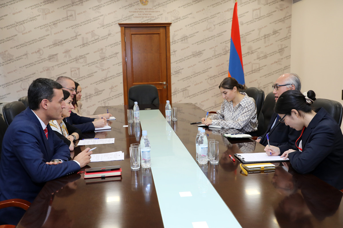Ժաննա Անդրեասյանը հրաժեշտի հանդիպում է ունեցել ՀՀ-ում Ճապոնիայի դեսպանի հետ