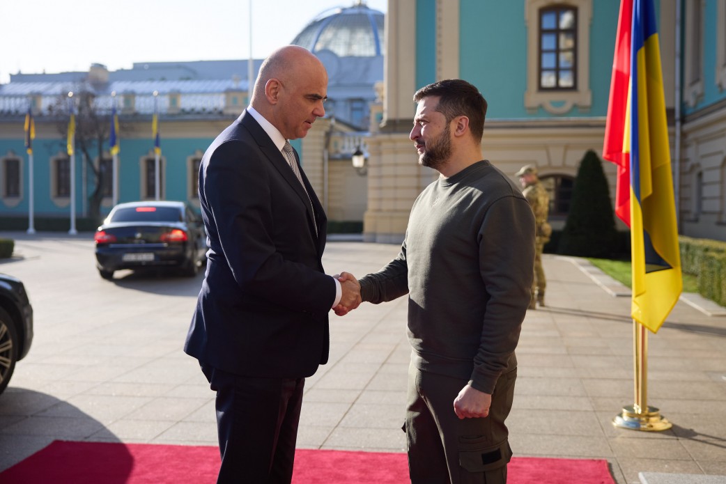 Zelensky discussed use of frozen income from Russian assets with President of Switzerland