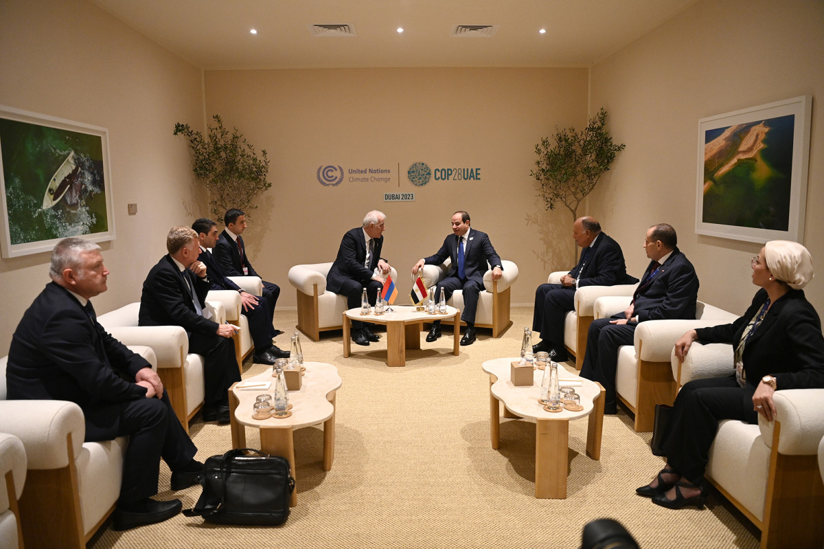 Delegations of Armenia and Egypt met within framework of COP28