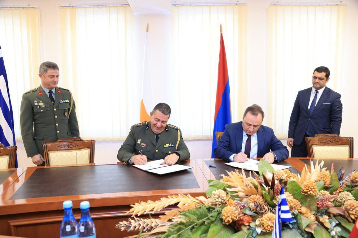Ստորագրվել են Հայաստան-Հունաստան, Հայաստան-Կիպրոս և Հայաստան-Հունաստան-Կիպրոս ռազմական համագործակցության 2024-ի ծրագրերը