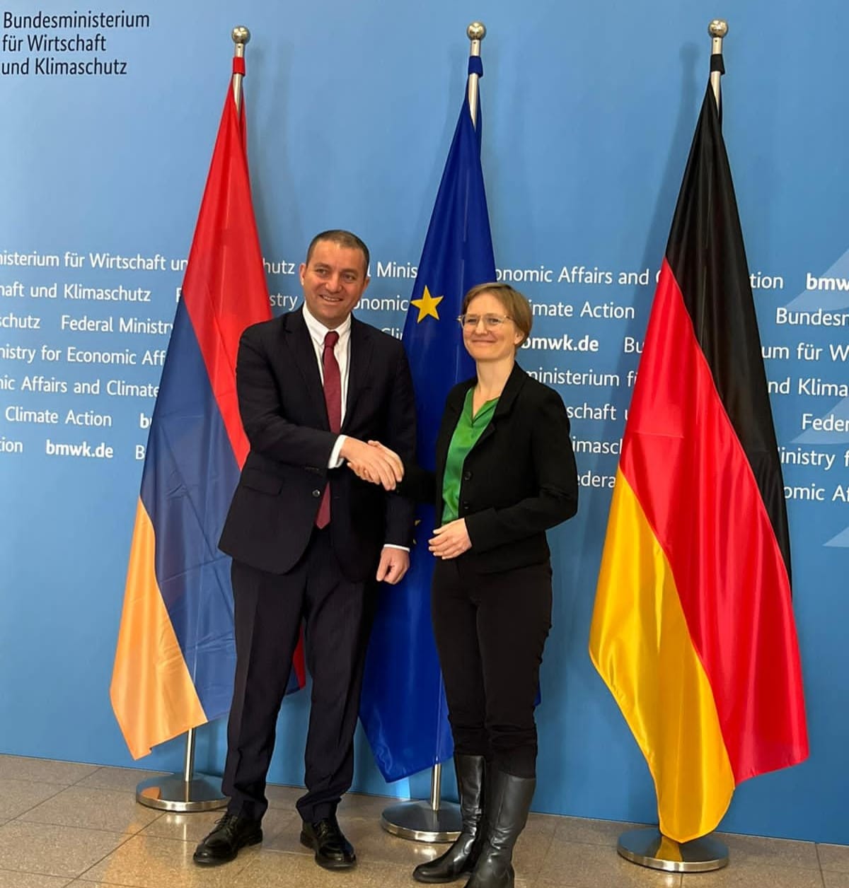 Vahan Kerobyan discussed possibilities of cooperation with German companies in Berlin