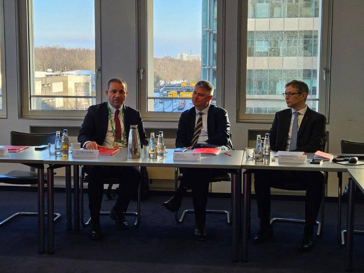 Vahan Kerobyan presented details of Crossroads of Peace initiative in Berlin