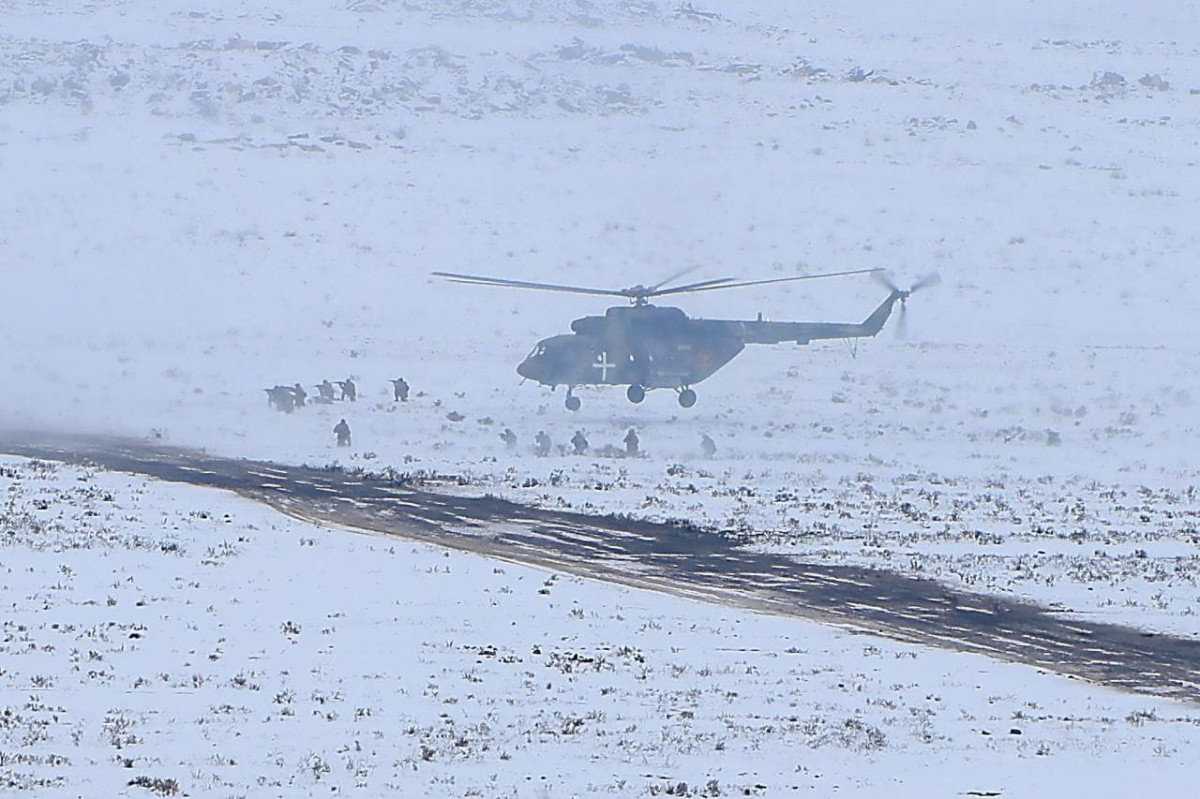 Tactical training at one of military training centers of Ministry of Defense: newest technical means of domestic military industry presented