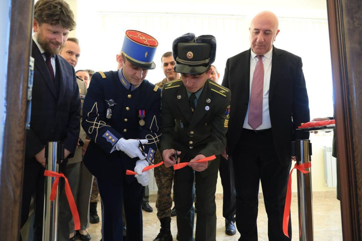 French classroom equipped with modern solutions opened at Vazgen Sargsyan Military Academy