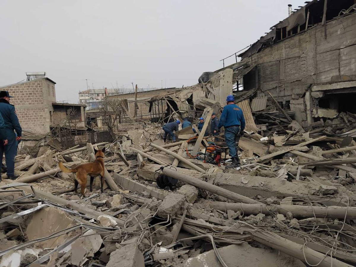 As a result of explosion taken place on 34th street of Nor Aresh, 2 people suffered