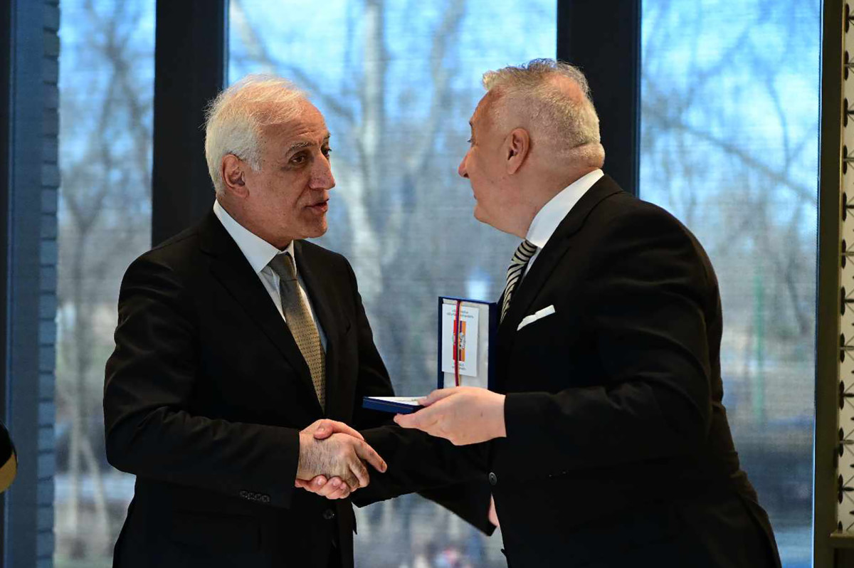 In honor of President Vahagn Khachaturyan, who is on an official visit to Hungary, an official dinner was given on behalf of Hungarian President Catalin Novák