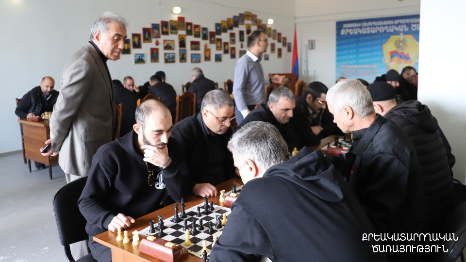 Դատապարտյալների շախմատի աշխարհի առաջնությանն ընդառաջ «Արմավիր» ՔԿՀ-ում անցկացվել է ներհիմնարկային մրցաշար