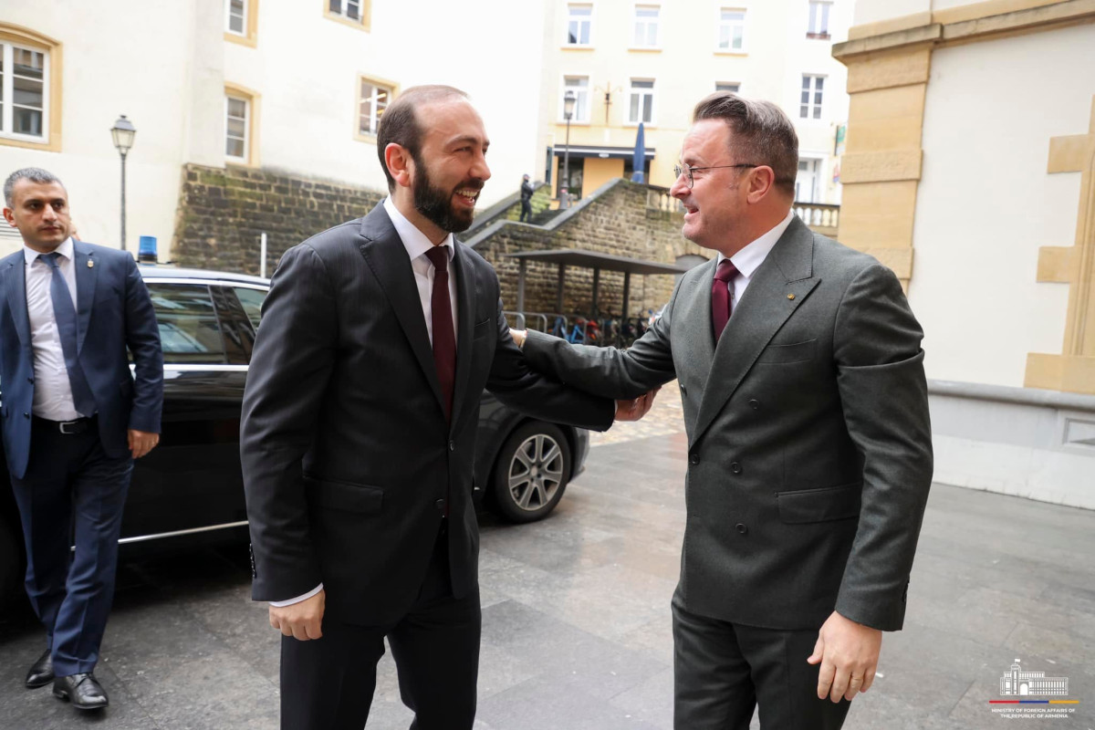 Ararat Mirzoyan arrived in Luxembourg on working visit