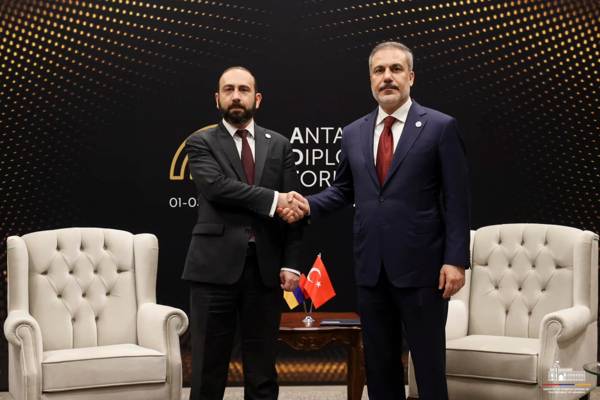 Միրզոյանն ու Ֆիդանը քննարկել են Հայաստանի և Թուրքիայի միջև հարաբերությունների կարգավորման գործընթացը