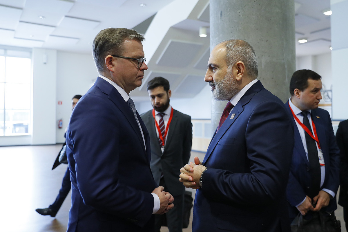 Никол Пашинян представил премьер-министру Финляндии проект «Перекресток мира»