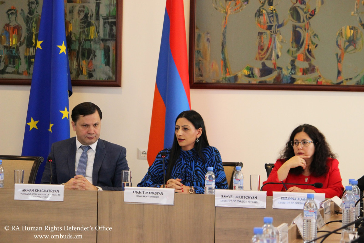Քննարկվել են կենսաբժշկության ոլորտում մարդու իրավունքների պաշտպանության ծրագրի իրականացման մանրամասները