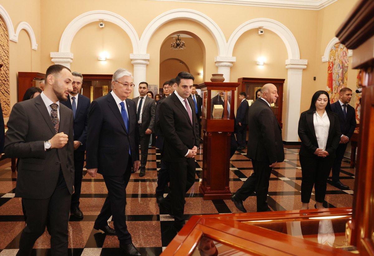 Alen Simonyan Receives President of Kazakhstan Kassym-Jomart Tokayev