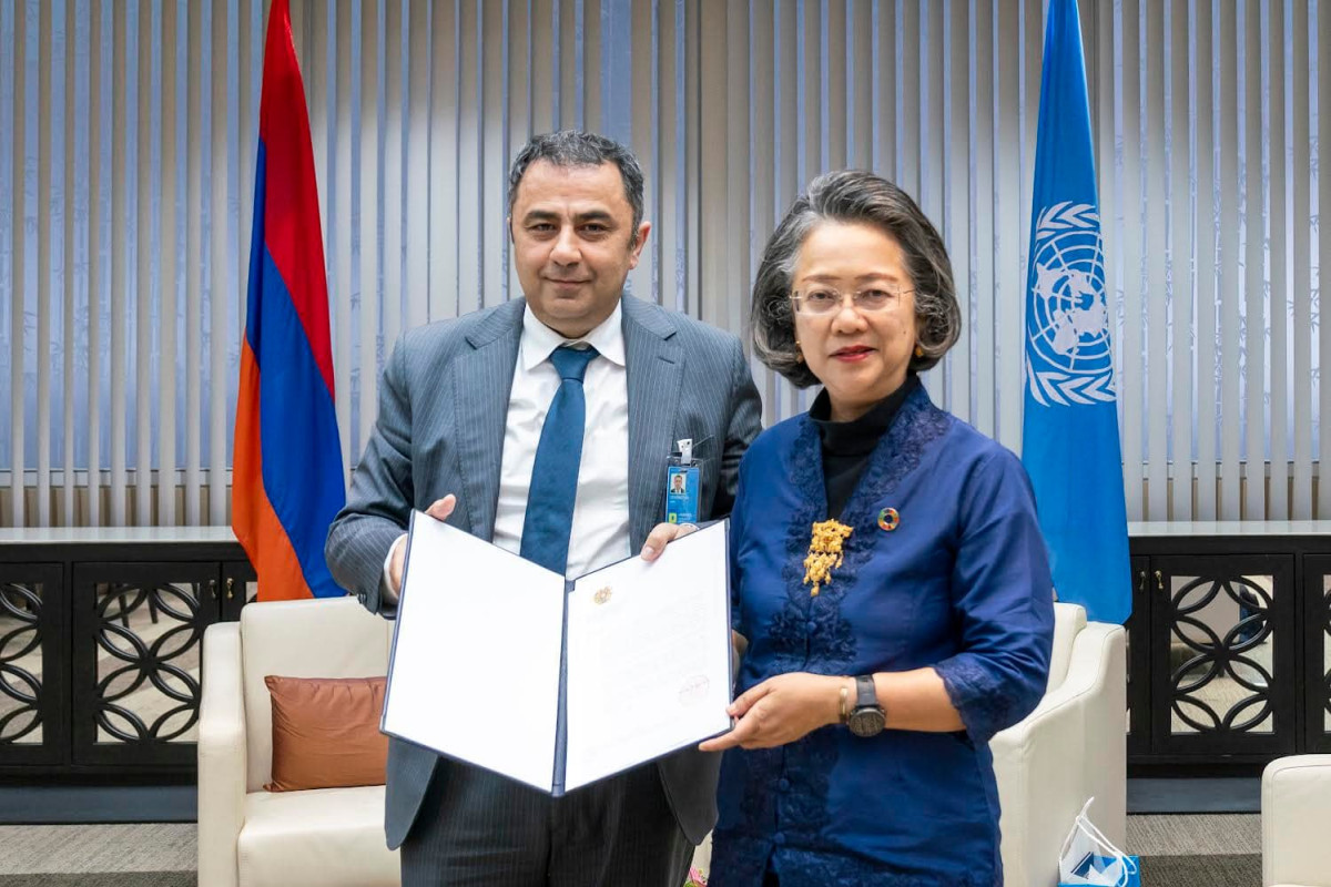 Դեսպան Գևորգյանն ու ՄԱԿ-ի հանձնաժողովի գործադիր քարտուղարն անդրադարձել են «Խաղաղության խաչմերուկ» ծրագրին