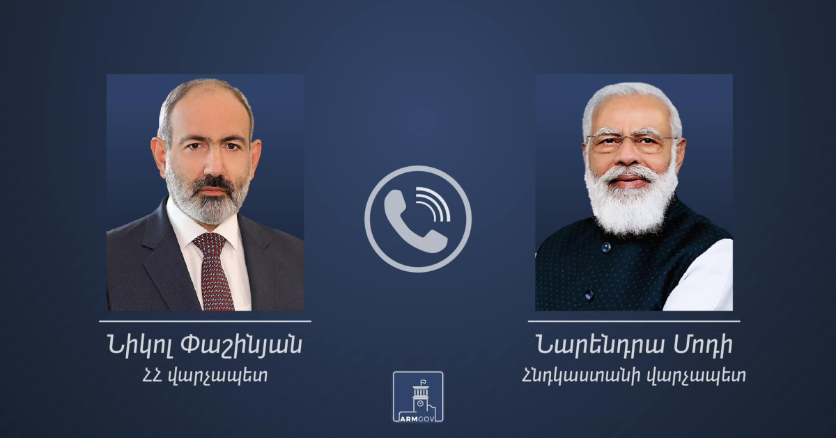 Հնդկաստանի վարչապետը զորակցություն է հայտնել ՀՀ-ին տեղի ունեցած հեղեղումների կապակցությամբ