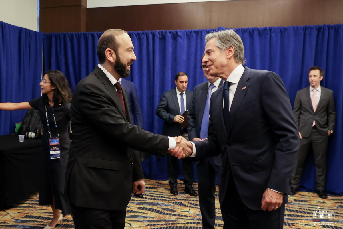 Trilateral meeting between USA, Armenia, Azerbaijan ForMins ends in Washington