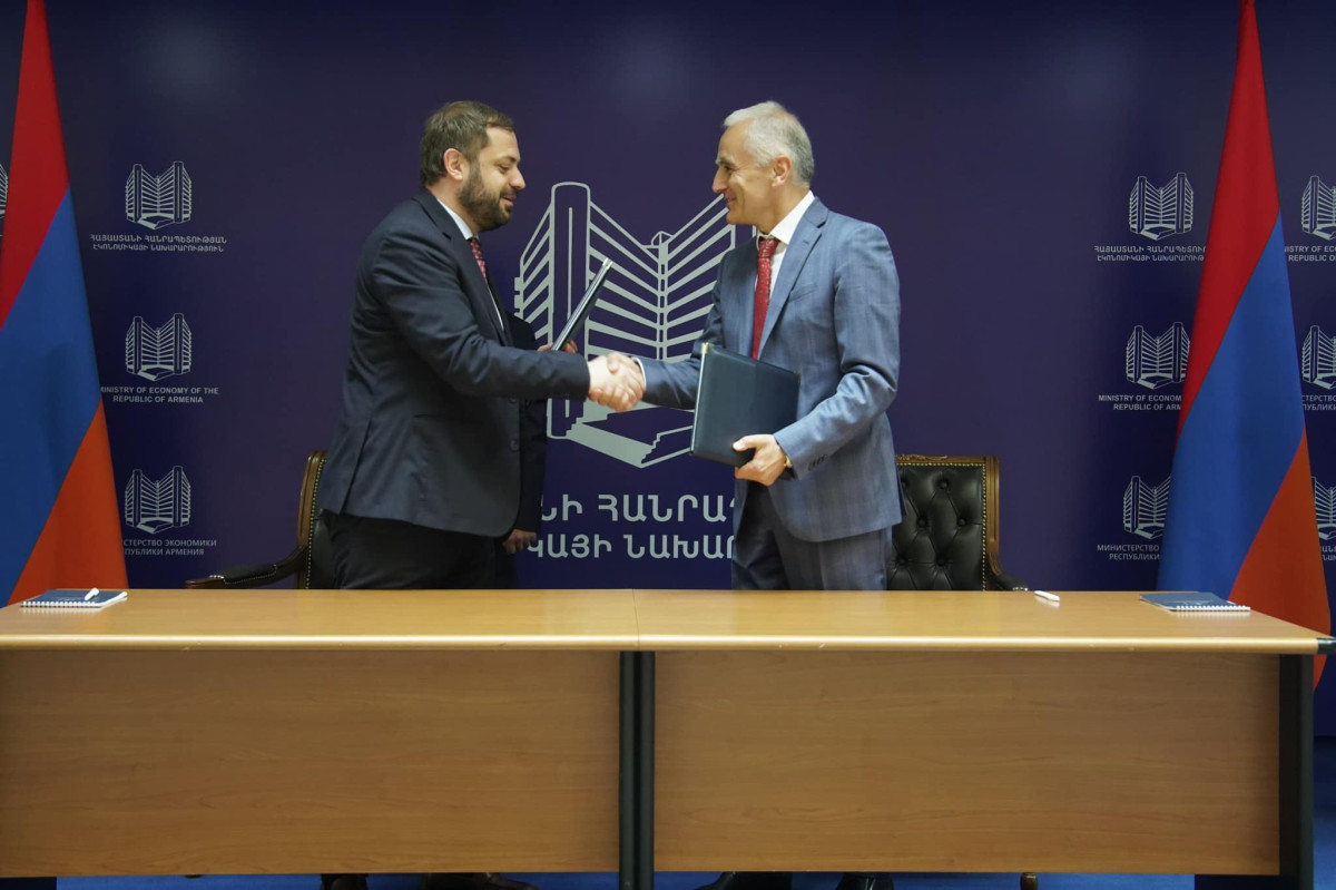 Էկոնոմիկայի նախարարն ու Հայաստանի աուդիտորների և փորձագետ հաշվապահների պալատի նախագահը փոխըմբռնման հուշագիր են ստորագրել