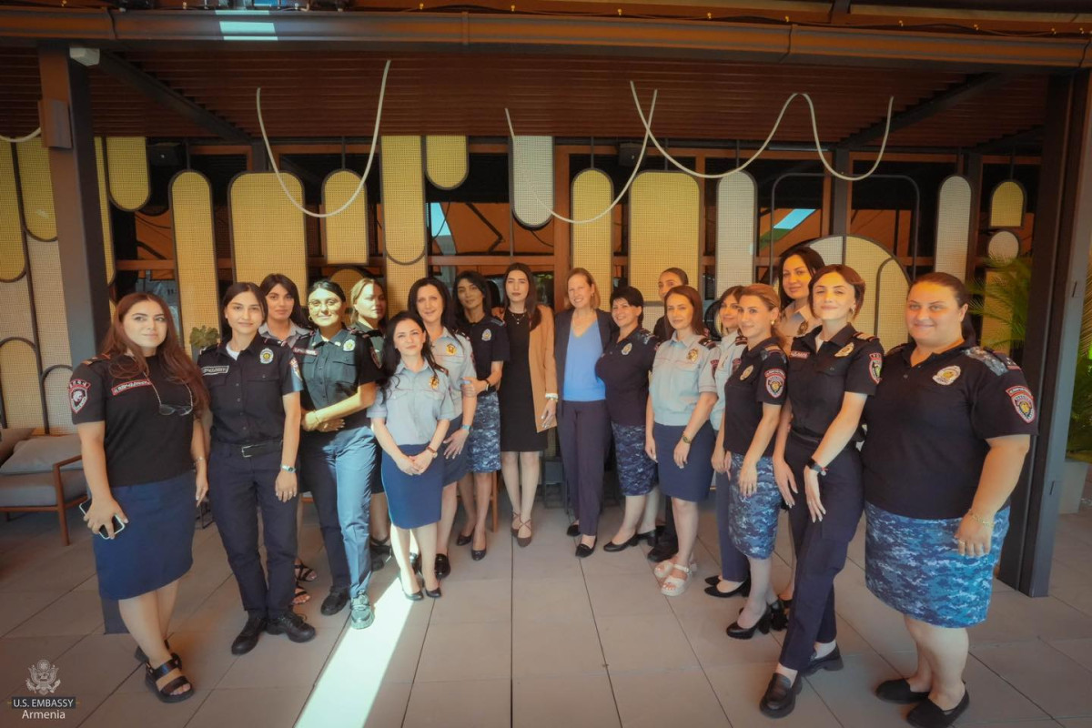 US is proud to work with Armenia to promote gender equality in law enforcement and throughout society