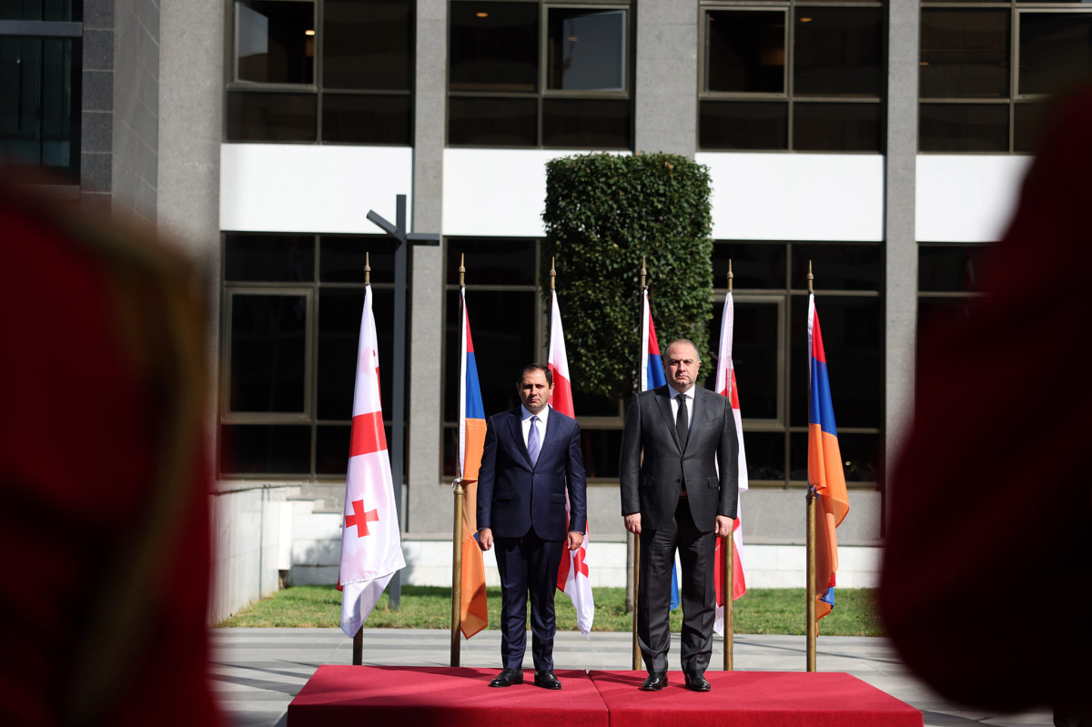 Suren Papikyan Gürcüstanda təntənəli mərasimlə qarşılanıb