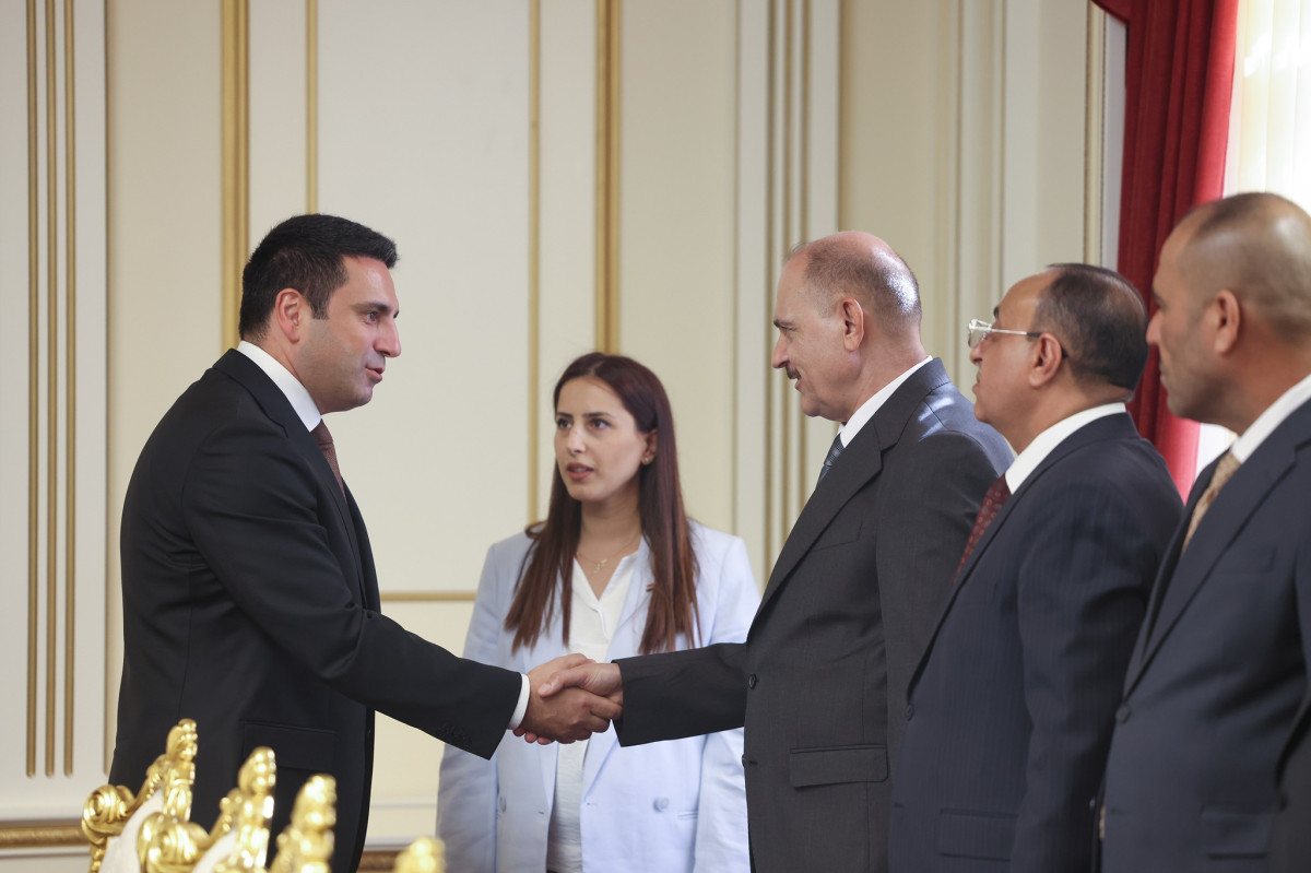 NA President Alen Simonyan meets with President of Federal Supreme Court of the Republic of Iraq Jassim Muhammad Abboud