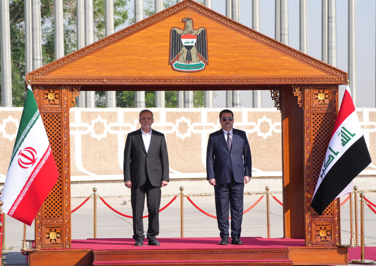 Iran's president visits Iraq on first foreign trip