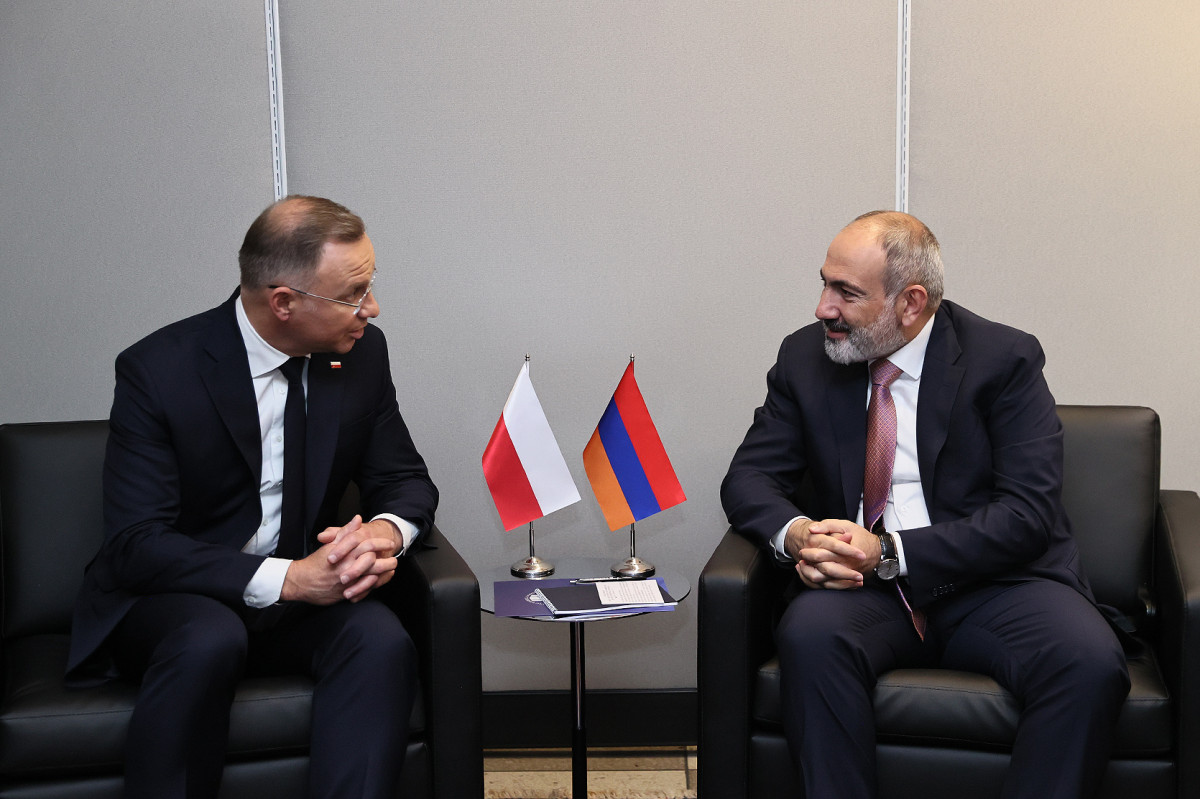 Пашинян провел встречу с президентом Польши Анджеем Дудой, коснулся обсуждений мирного договора между Арменией и Азербайджаном