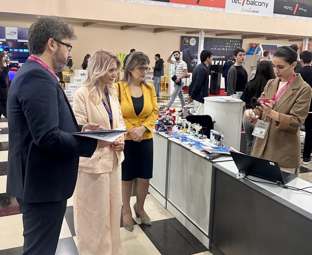 «ԴիջիԹեք» ցուցահանդեսում ներկայացվել են հանրակրթության նորարարական ծրագրերը
