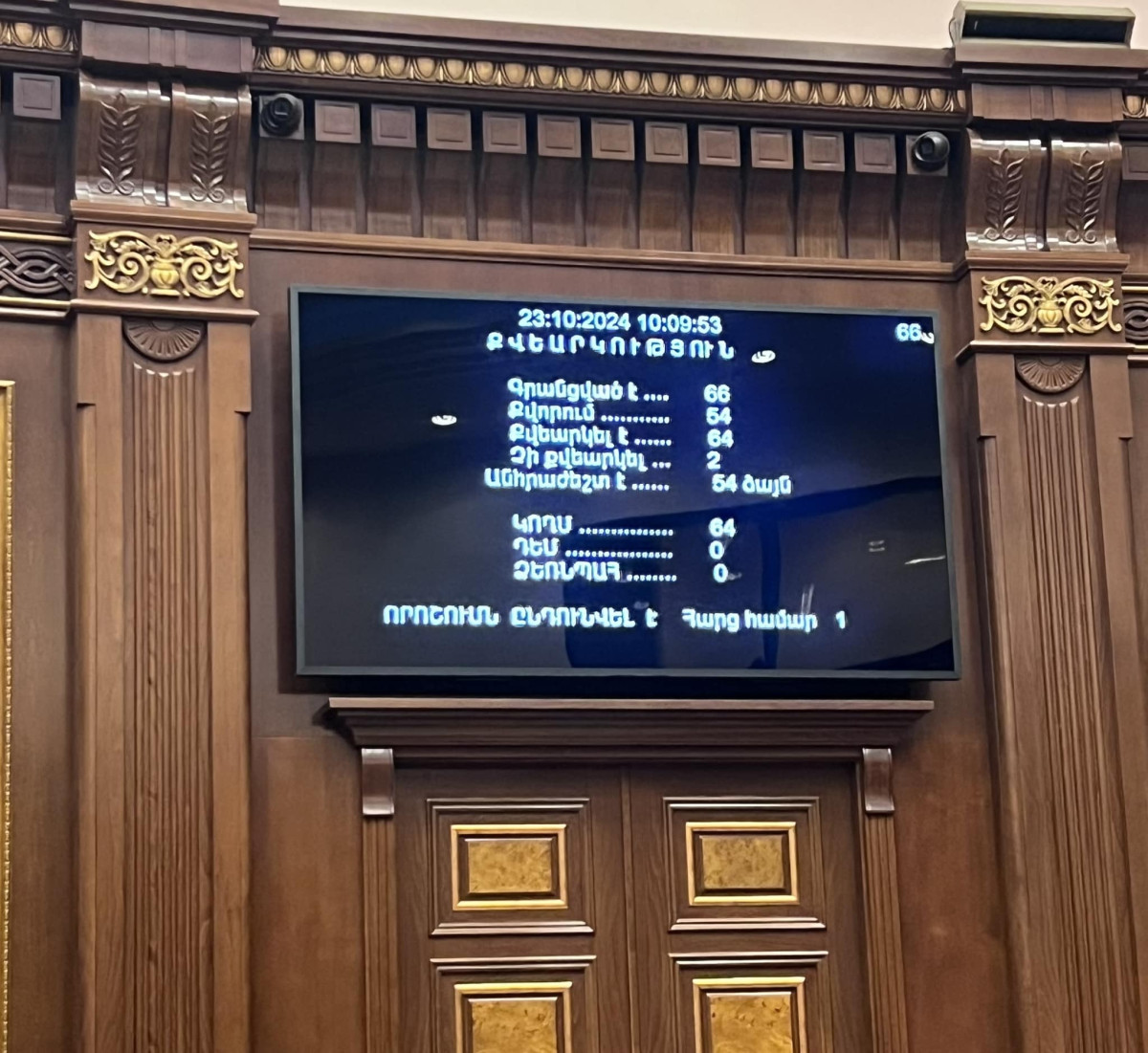 National Assembly ratified regulation on joint activity of border delimitation commissions of Armenia and Azerbaijan