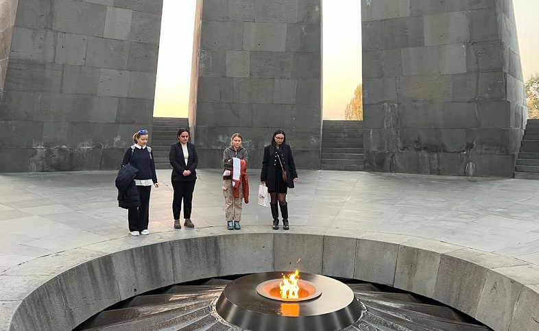Greta Thunberg visited Armenian Genocide Memorial