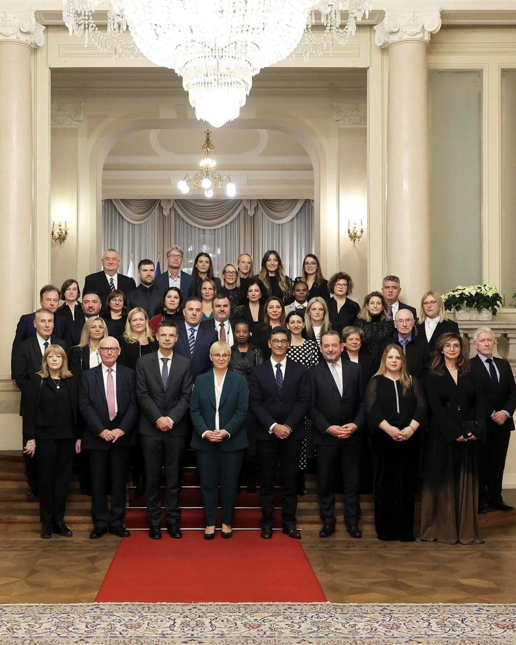 Anahit Manasyan participated in official reception organized on behalf of President of Slovenia