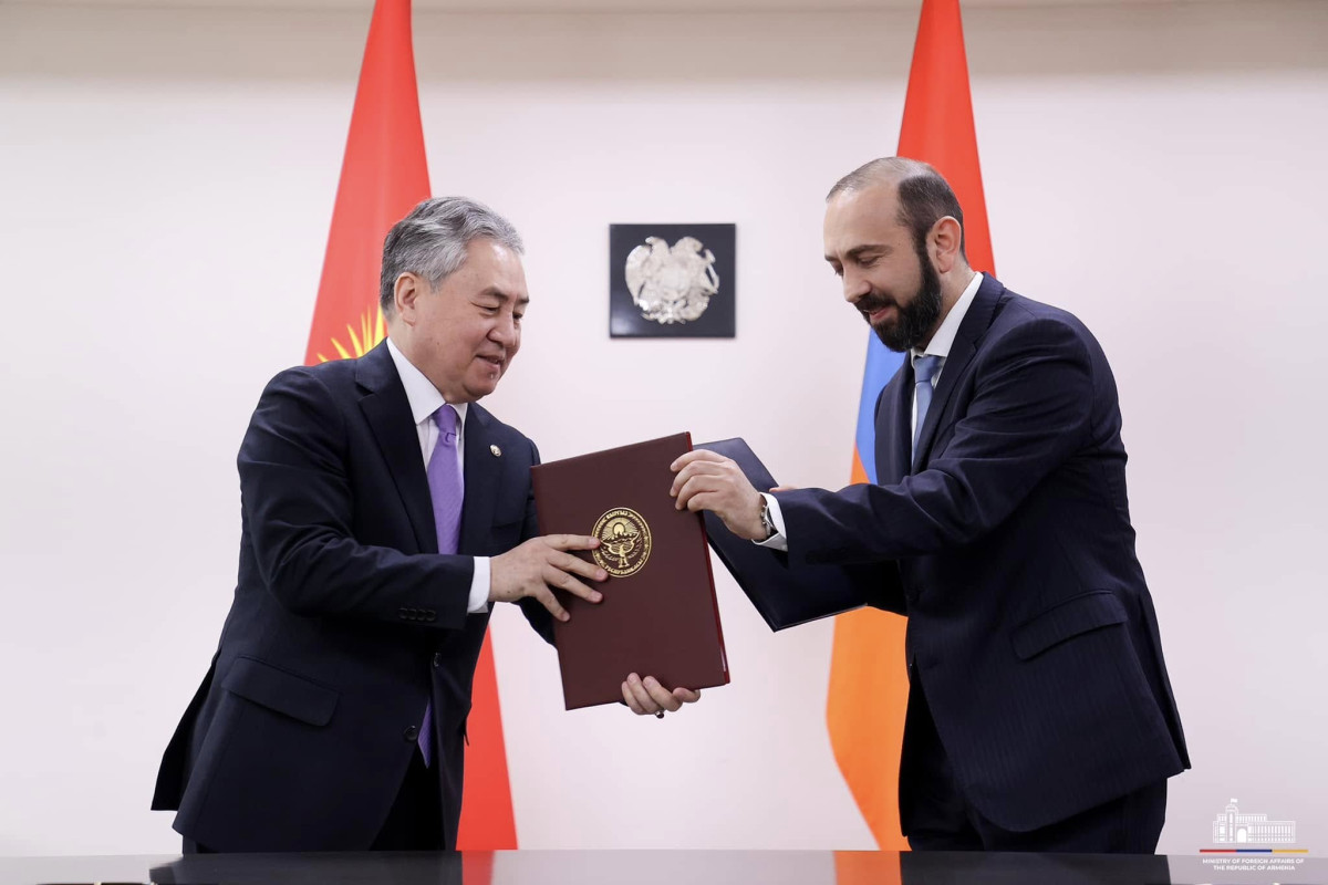 Ստորագրվել է ՀՀ և Ղրղզստանի ԱԳՆ-ների միջև 2025-2026 թթ. համագործակցության ծրագիրը
