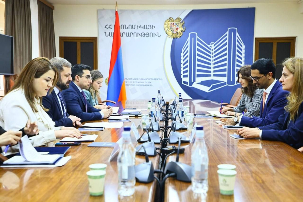 Gevorg Papoyan presented latest economic developments to Permanent Representative of IMF