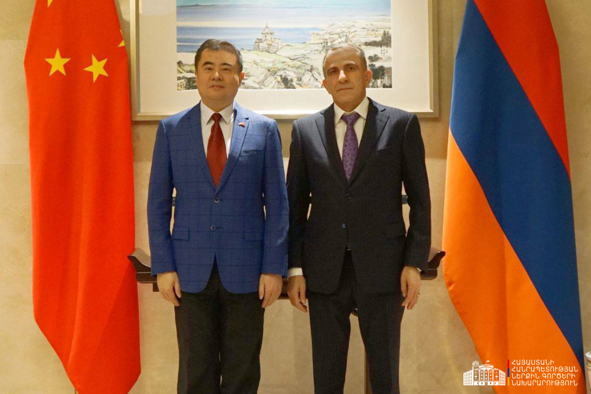 ՆԳ փոխնախարարն ու Չեն Մինը քննարկել են աղետների ռիսկի կառավարման ոլորտում համագործակցության հարցեր