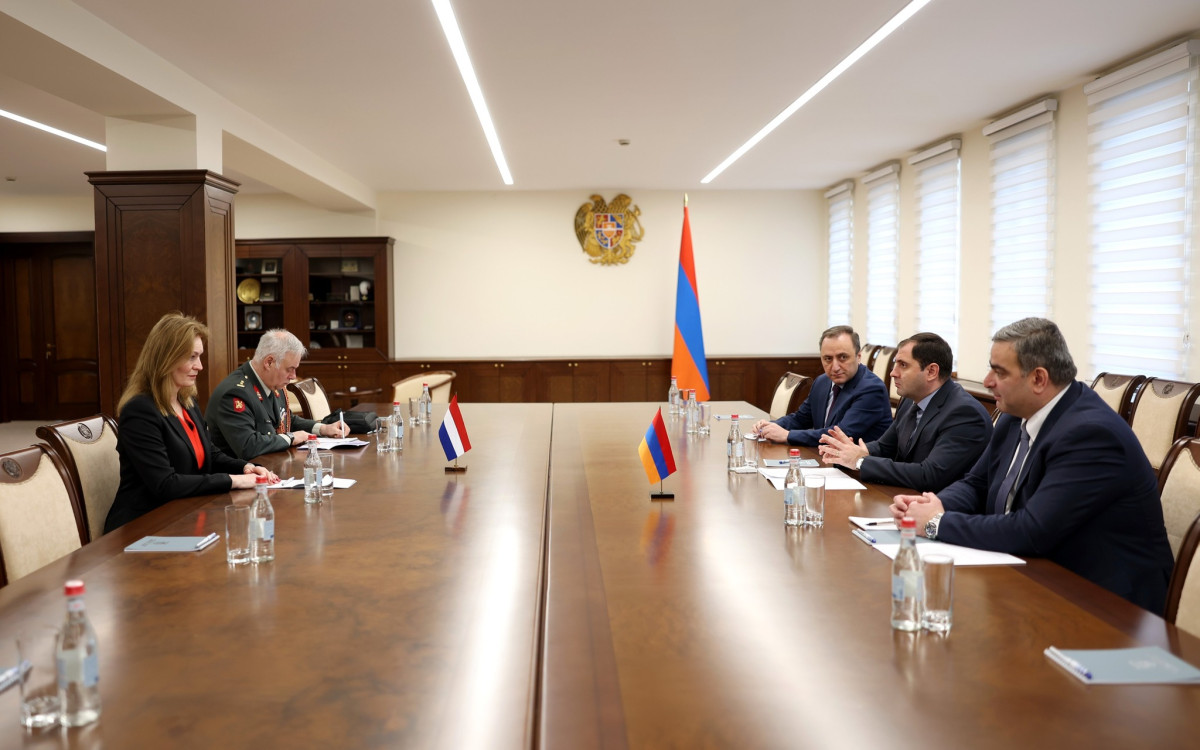 Պապիկյանը Նիդերլանդների դեսպանի և պաշտպանության հարցերով կցորդի հետ քննարկել է պաշտպանության ոլորտում համագործակցության հնարավորությունները
