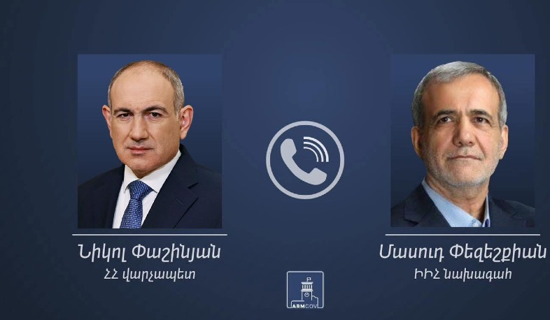 Nikol Pashinyan and Masoud Pezeshkian had telephone conversation