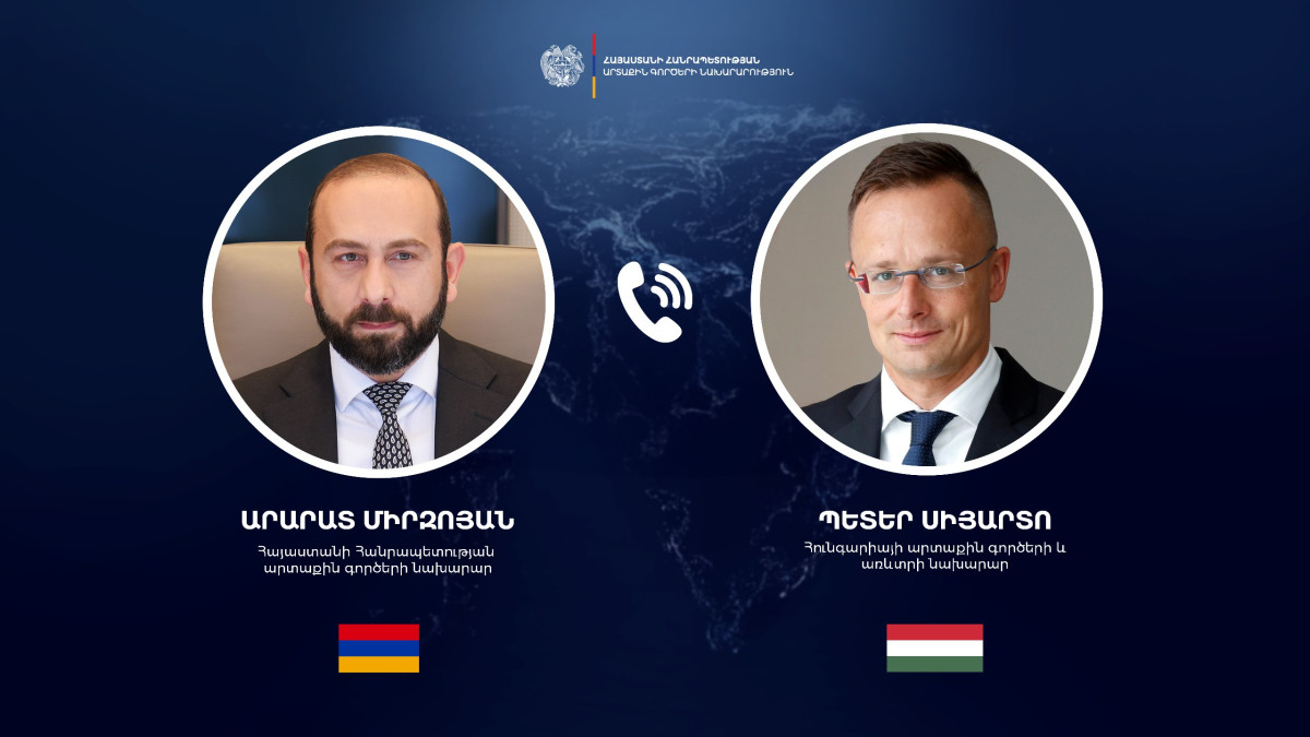 Միրզոյանն ու Սիյարտոն քննարկել են Հայաստանի և Հունգարիայի միջև երկկողմ օրակարգային հարցեր