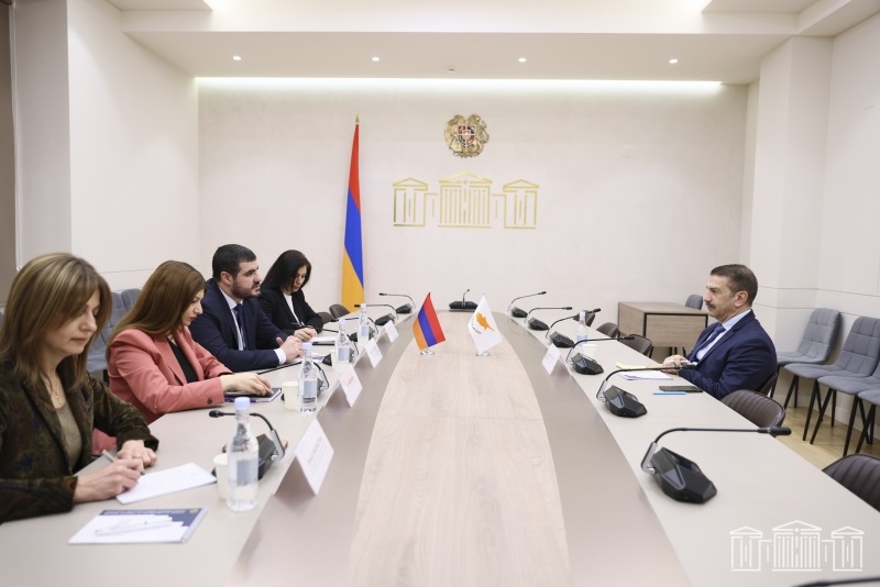 Arman Yeghoyan receives Ambassador of Cyprus to Armenia