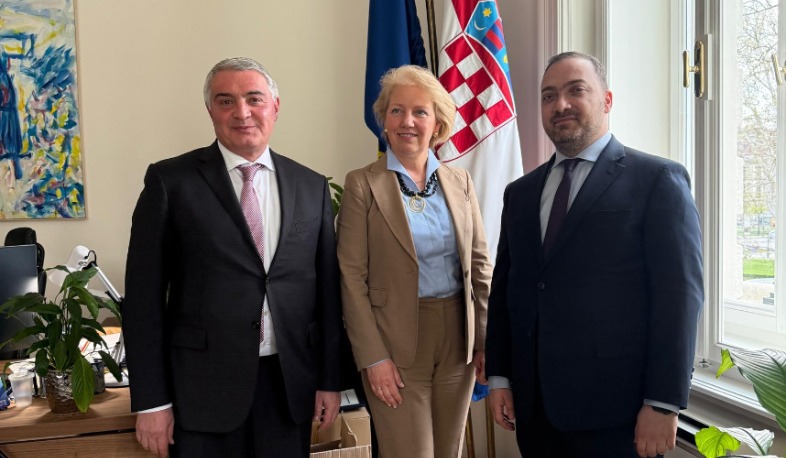 Meeting of Secretary General of Ministry of Foreign Affairs of Armenia with State Secretary of Ministry of Foreign Affairs of Croatia