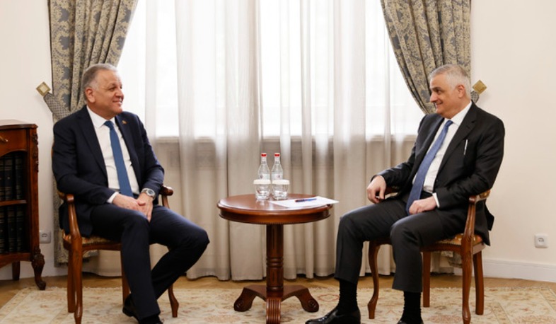 Mher Grigoryan and Vassilis Maragos discussed agenda issues of Armenia-EU relations