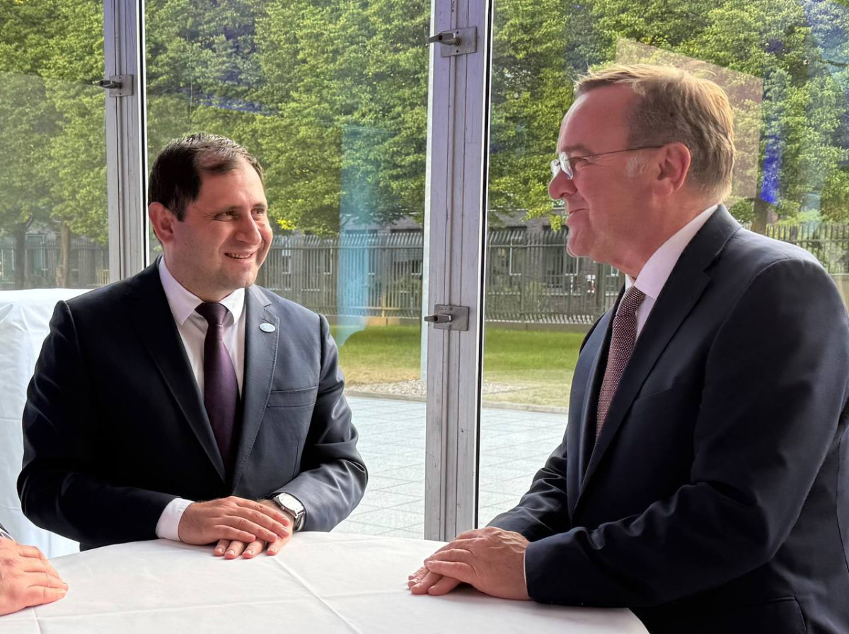 Սուրեն Պապիկյանը գերմանացի պաշտոնակցի հետ քննարկել է պաշտպանության ոլորտում համագործակցության ընթացքը և զարգացման հեռանկարները
