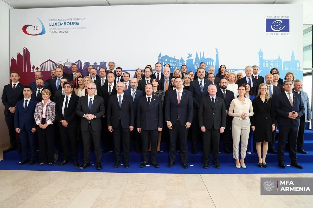 Ararat Mirzoyan participates in session of Committee of Ministers of Council of Europe in Luxembourg
