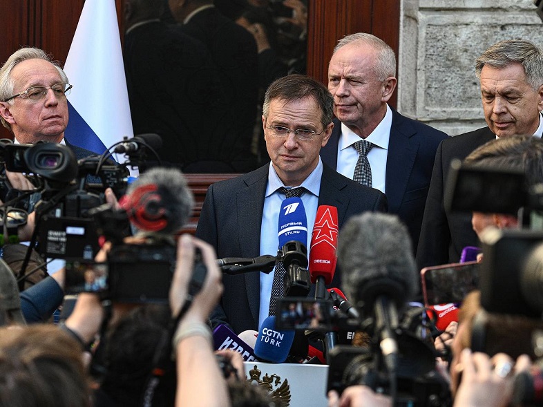 Views of venue where Turkish, Russian, Ukrainian, U.S. officials expected to meet separately