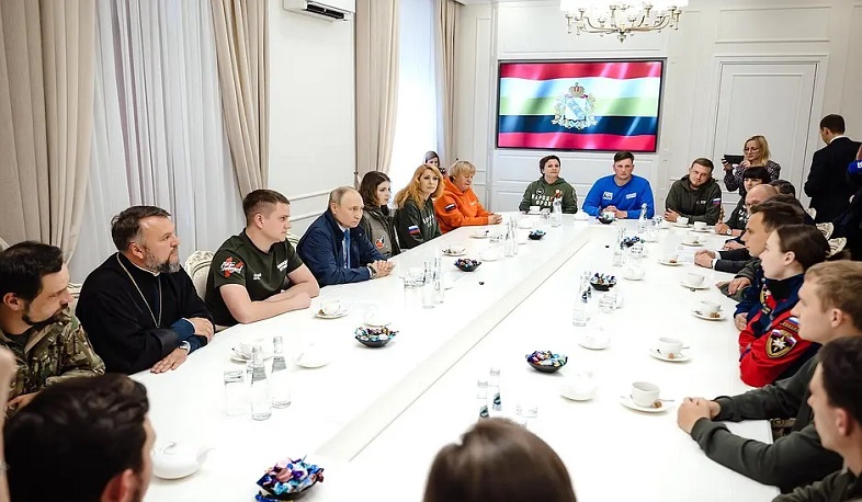 Putin visits Kursk region for first time since Ukrainian troops withdrew