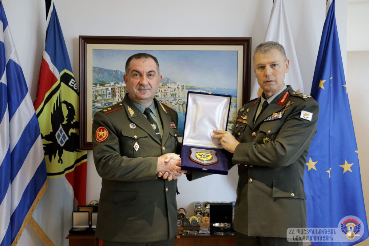 Քննարկվել են պաշտպանության բնագավառում Հայաստան-Կիպրոս համագործակցությանը վերաբերող մի շարք հարցեր