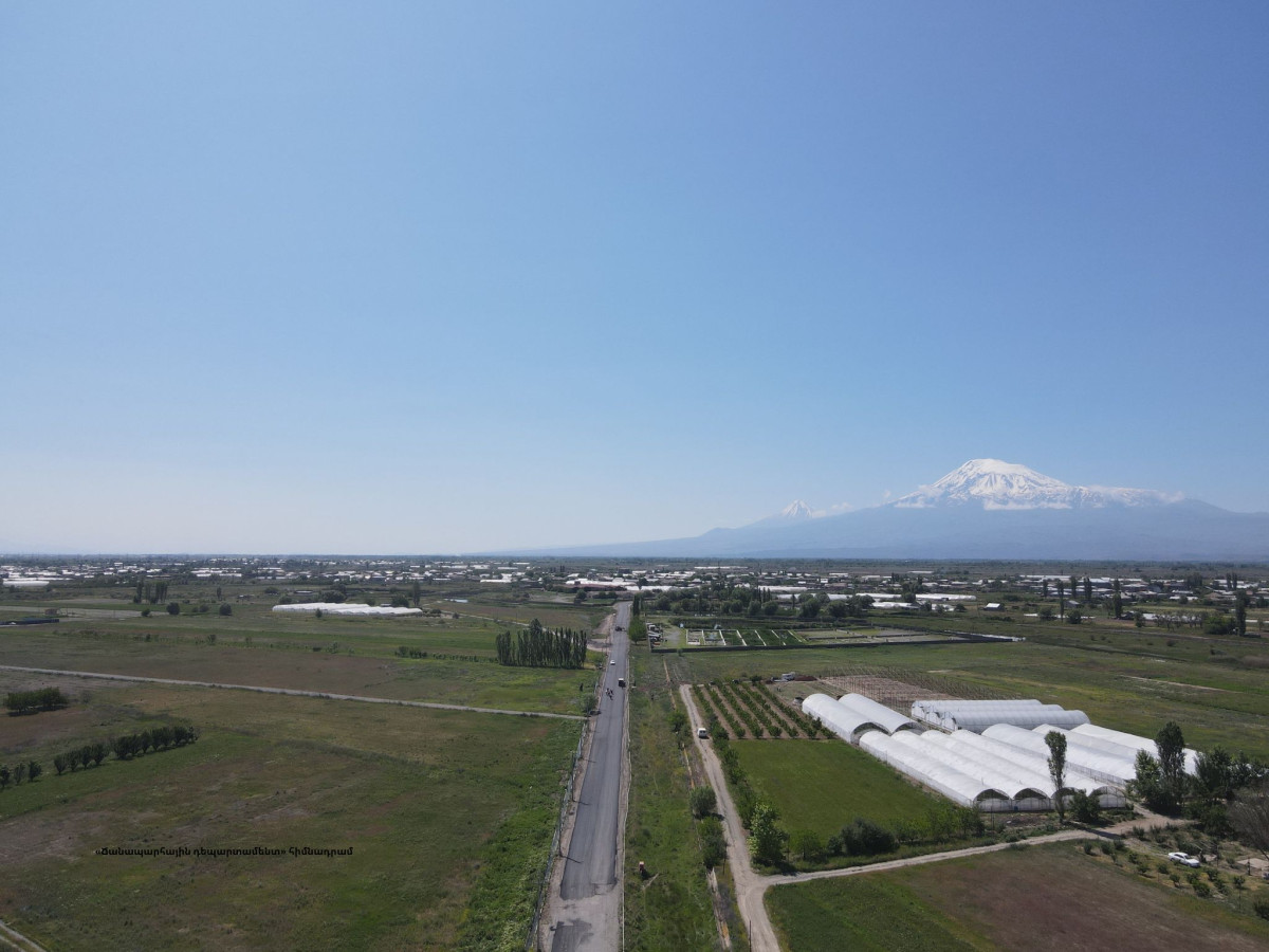 Հիմնանորոգվում է Լուսագյուղ բնակավայրը Ջրառատին միացնող ավտոճանապարհի 2.1 կմ հատվածը