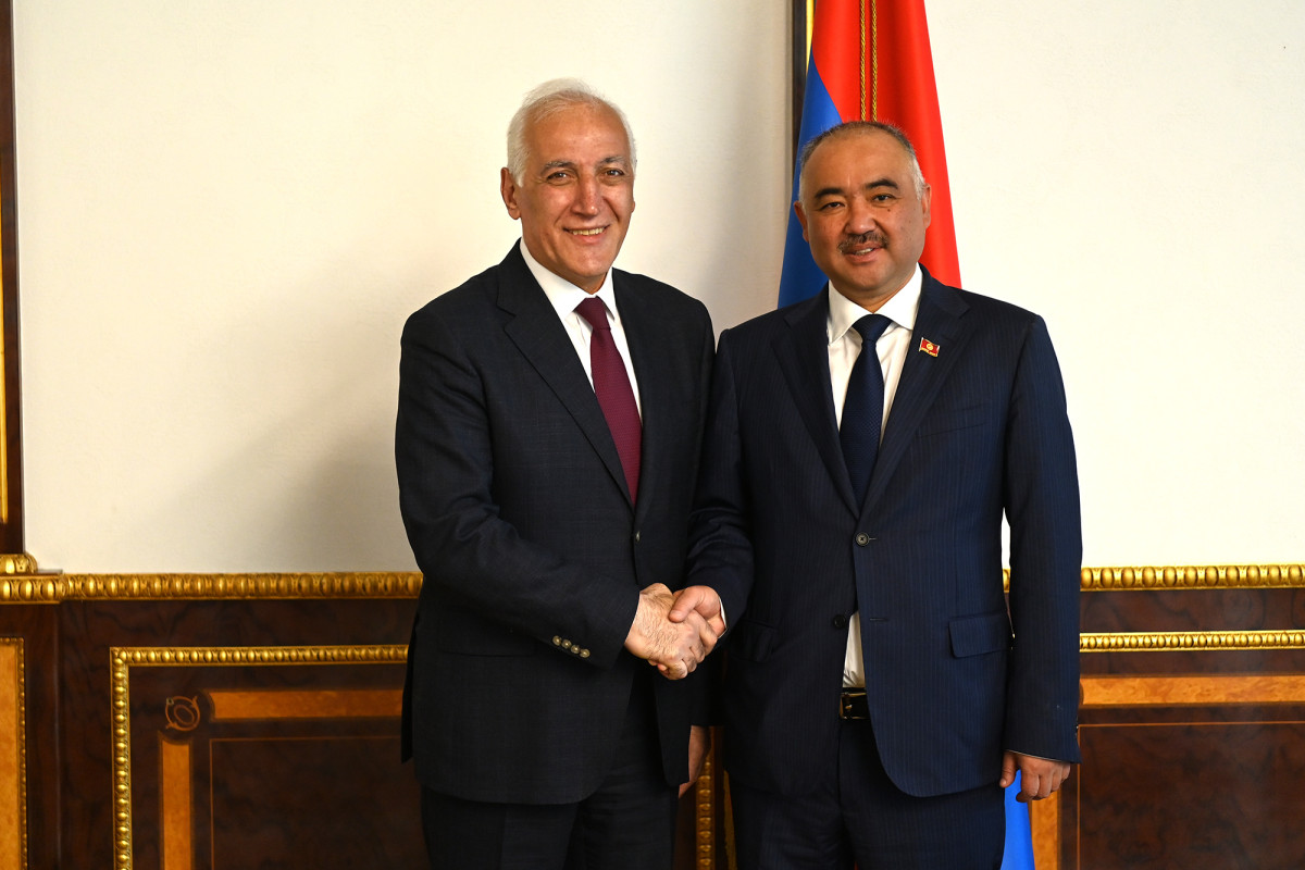 ՀՀ նախագահն ու Ղրղզստանի խորհրդարանի նախագահը քննարկել են համագործակցության խորացման հնարավորությունները